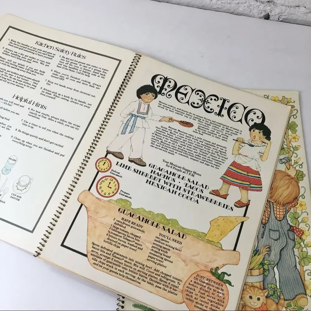 Vintage Current Kids Cookbooks